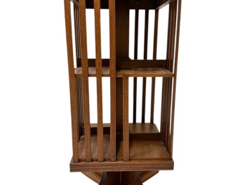 Art Nouveau Jugendstil Revolving Bookcase, 1900s